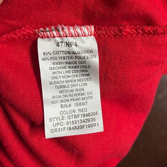 (2) Bundle Toddler Boy Long Sleeve Shirts 4T - Picture 3 of 5